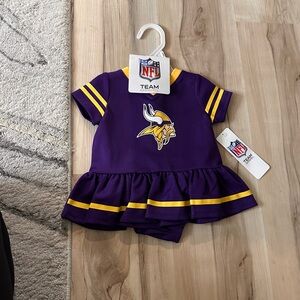 NFL Minnesota Vikings Purple and Gold Kids Matching Set